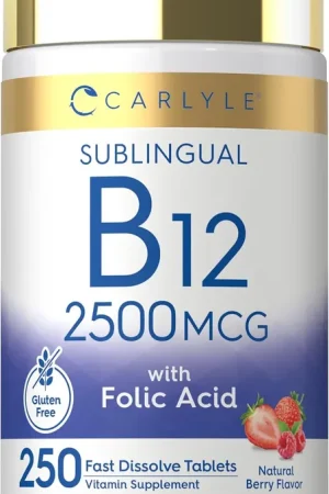 Vitamin B-12 2500mcg 250 Tablets Popular
