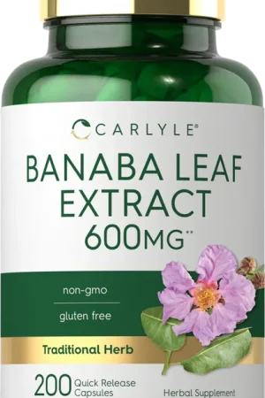 Banaba Leaf Extract 200 Capsules Cheap