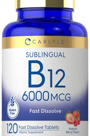 Vitamin B-12 6000 mcg 120 Tablets Trusted Brand