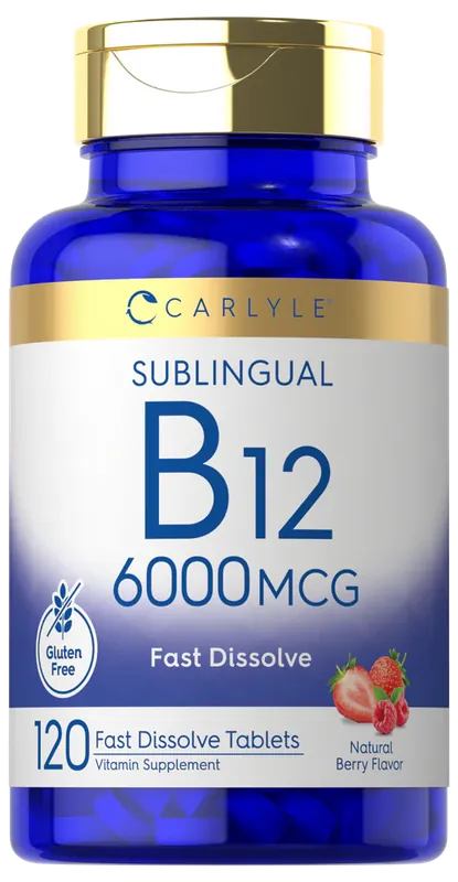 Vitamin B-12 6000 mcg 120 Tablets Trusted Brand