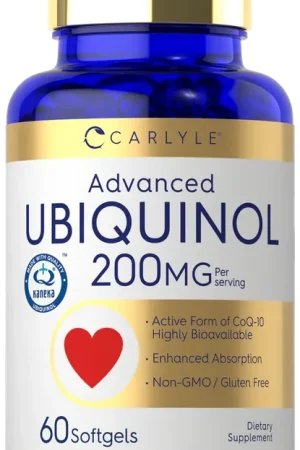 Big Sale Ubiquinol 200mg per serving 60 Softgels