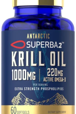 Best Choice Antarctic Krill Oil 1000mg per serving 60 Softgels