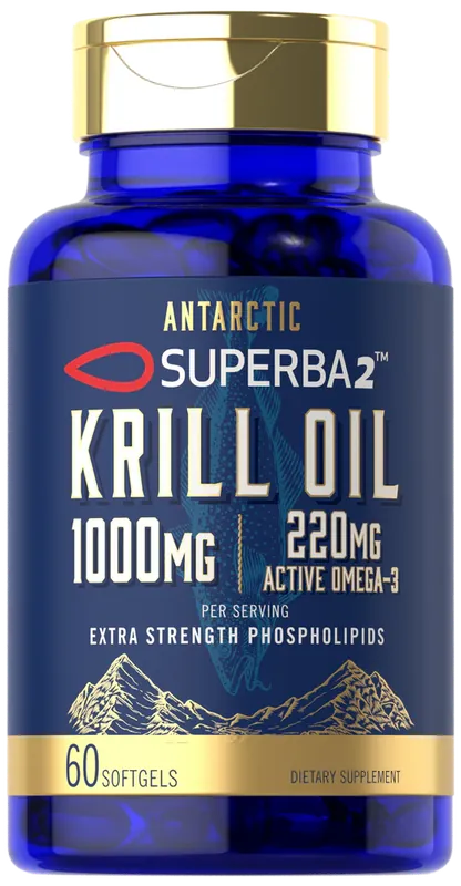 Best Choice Antarctic Krill Oil 1000mg per serving 60 Softgels