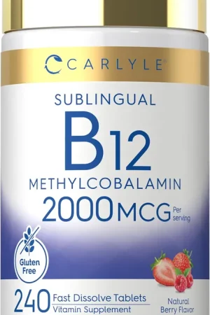 Vitamin B-12 2000mcg per serving 240 Tablets Buy Online
