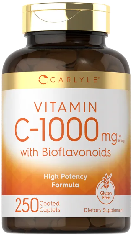 Vitamin C 1000mg per serving with Bioflavonoids 250 Caplets Exclusive Offer