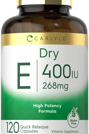 Vitamin E 400 IU 120 Capsules Professional Grade