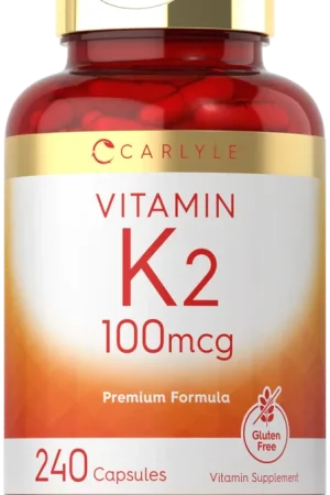 Authentic Vitamin K-2 100mcg 240 Capsules
