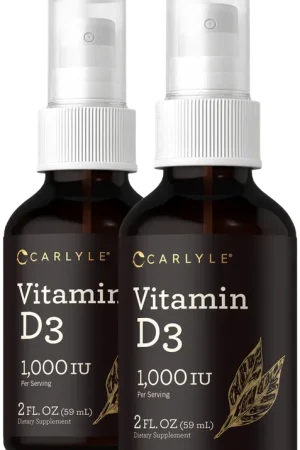 Vitamin D-3 1000IU 4oz Liquid Spray (Pack of 2) Hot Deal