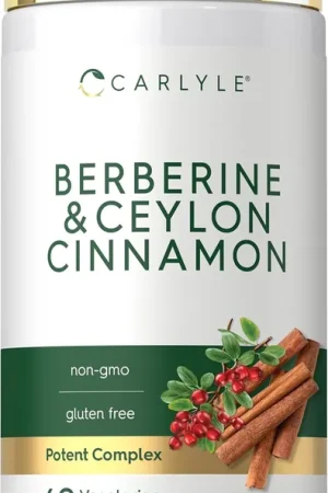 Best Price Berberine with Ceylon Cinnamon 60 Capsules