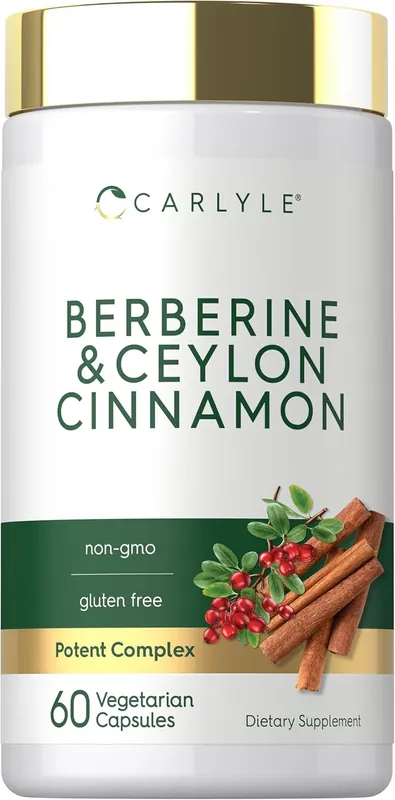 Best Price Berberine with Ceylon Cinnamon 60 Capsules