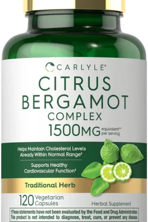 Weekend Sale Citrus Bergamot 120 Capsules