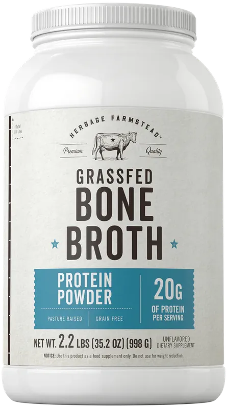 Affordable Grass Fed Bone Broth Protein Powder 35.2oz Powder