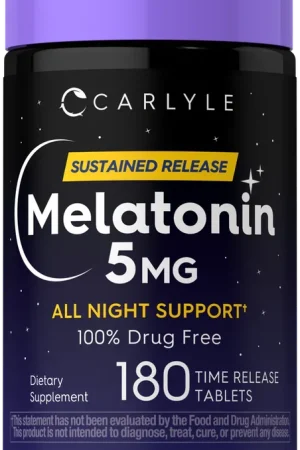 Authentic Melatonin 5mg 180 Tablets