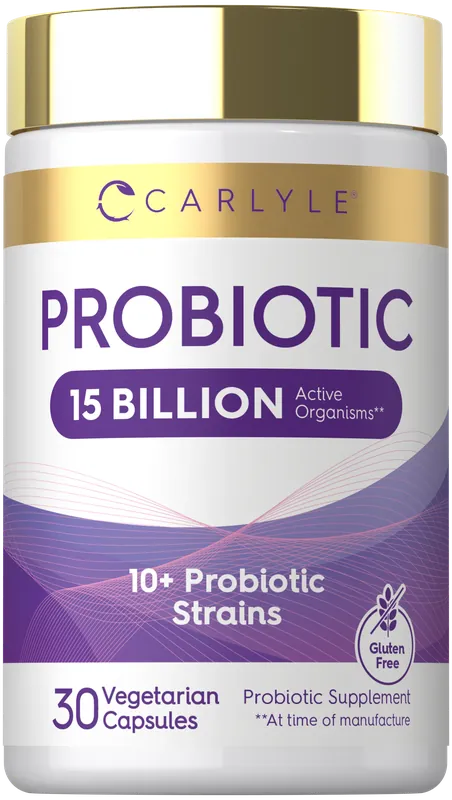 Probiotic Supplement 15 Billion CFU 30 Capsules Instant Buy