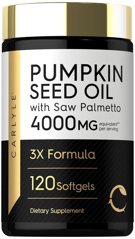 Pumpkin Seed Oil with Saw Palmetto 120 Softgels Deal