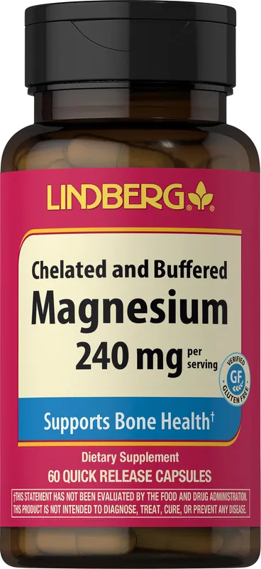 Special Offer Chelated Magnesium, 240 mg (per serving), 60 Quick Release Capsules
