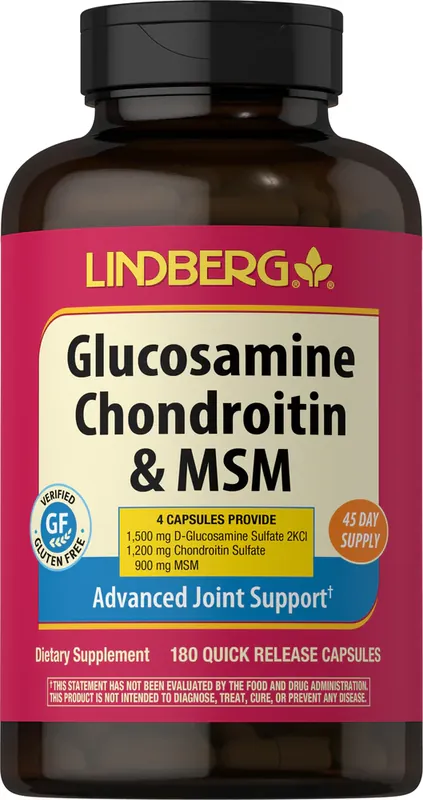 While Supplies Last Glucosamine Chondrotin & MSM, 180 Quick Release Capsules