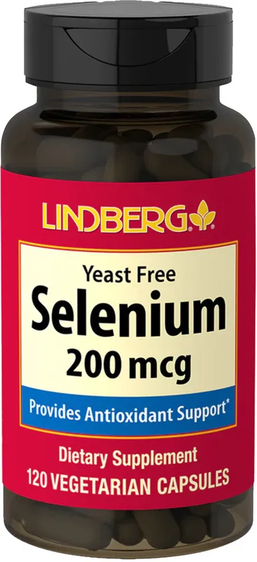 Brand New Selenium (Yeast Free), 200 mcg, 120 Vegetarian Capsules