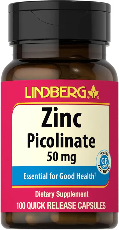 Zinc Picolinate, 50 mg, 100 Quick Release Capsules Fast Shipping