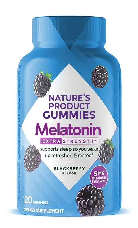 Melatonin (Blackberry) Gummies, 5 mg (per serving), 120 Gummies Top Pick