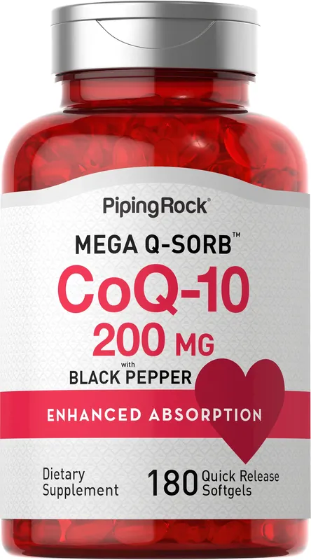 Hassle-Free Returns CoQ10, 200 mg, 180 Quick Release Softgels