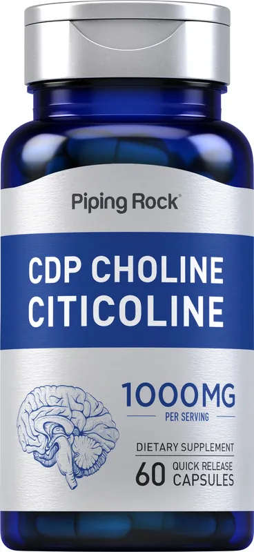 Today Only CDP Choline Citicoline, 1000 mg (per serving), 60 Quick Release Capsules