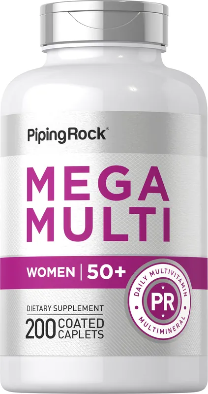 Women‘s Mega Multi 50 Plus, 200 Coated Caplets Today Only