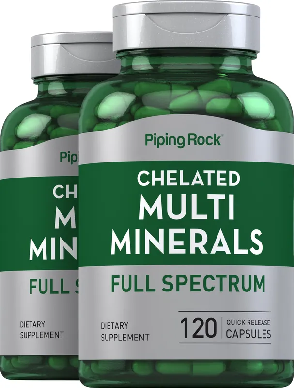 Mega Multi Chelated Minerals, 120 Quick Release Capsules, 2 Bottles Price Drop