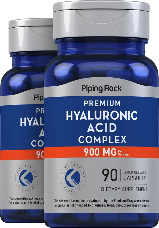 Big Sale Hyaluronic Acid Complex, 900 mg (per serving), 90 Quick Release Capsules, 2 Bottles