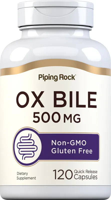 Deal Ox Bile, 500 mg (per serving), 120 Quick Release Capsules