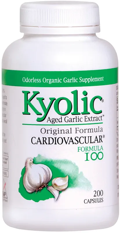 Low Price Kyolic Aged Garlic (Cardiovascular Formula 100), 200 Capsules