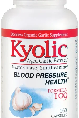 Kyolic Aged Garlic (Blood Pressure Health Formula 109), 160 Capsules Trending