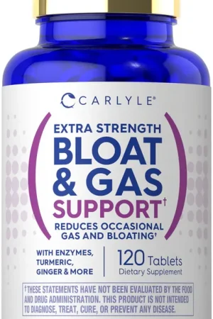 Bloat and Gas Support, 120 Tablets Professional Grade