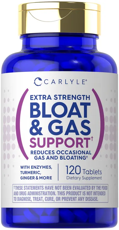 Bloat and Gas Support, 120 Tablets Professional Grade