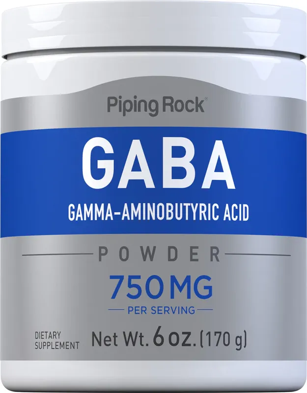 GABA Powder (Gamma-Aminobutyric Acid), 750 mg (per serving), 6 oz (170 g) Bottle Clearance