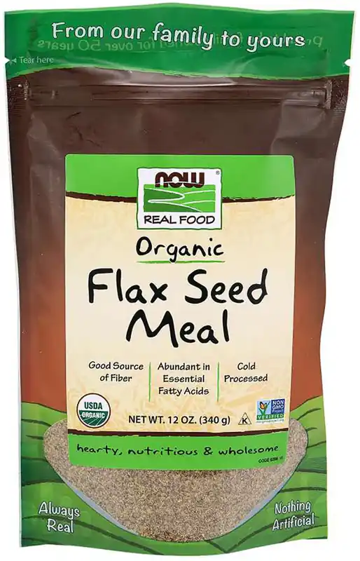 Flax Seed Meal (Organic), 12 oz (340 g) Bag Exclusive Offer