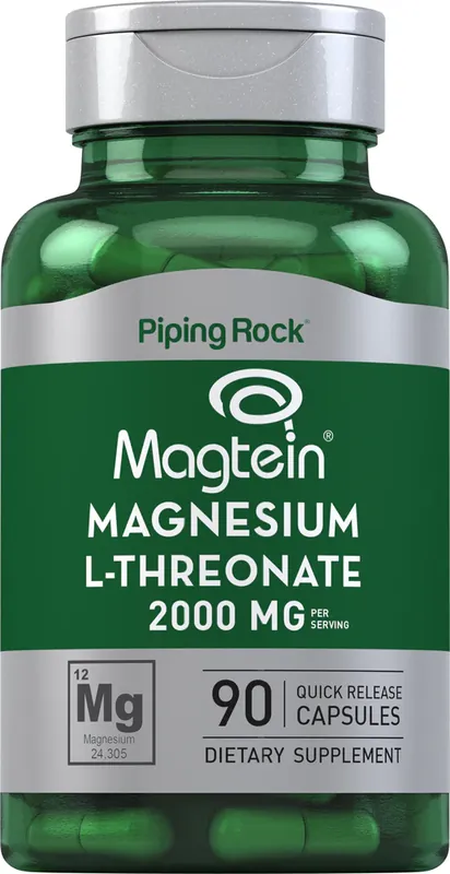 Magnesium L-Threonate Magtein, 90 Quick Release Capsules Order Now