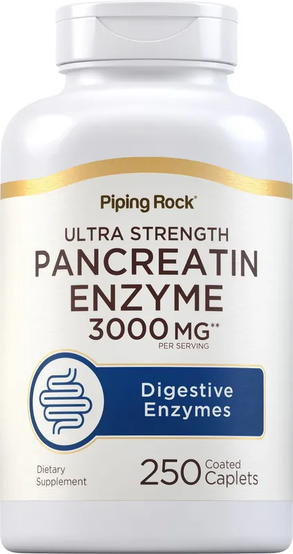 Ultra Strength Pancreatin Enzyme, 3000 mg (per serving), 250 Coated Caplets Hot Deal