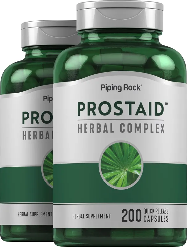 Don't Miss Out ProstAid Herbal Complex, 200 Quick Release Capsules, 2 Bottles