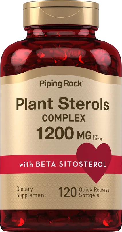 Flash Sale Plant Sterols Complex w/ Beta Sitosterol, 1200 mg (per serving), 120 Quick Release Softgels
