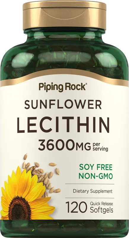 While Supplies Last Sunflower Lecithin, 3600 mg (per serving), 120 Quick Release Softgels