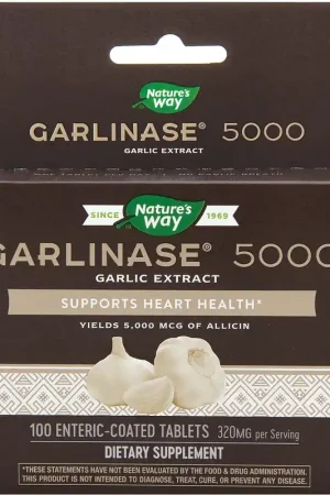 Sale Garlinase 5000 Garlic Extract, 100 Enteric Coated Tablets
