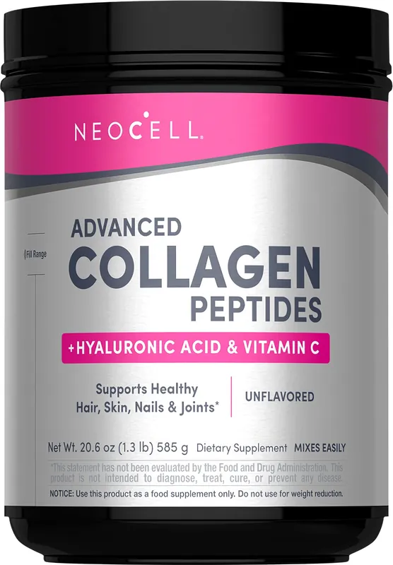 Advanced Collagen Peptides + Hyaluronic Acid + C, 20.6 oz (585 g) Powder Hot Deal
