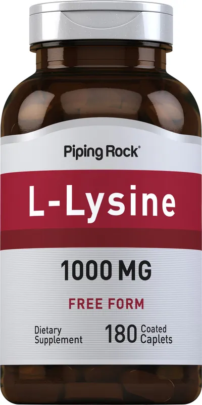 Affordable L-Lysine (Free Form), 1000 mg, 180 Coated Caplets