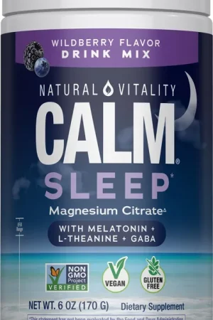 CALM Sleep with Melatonin Powder Wildberry, 6 oz (170 g) Powder Best Seller