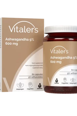 Save Now Vitaler‘s Ashwagandha 9% 600 mg - 60 Capsules