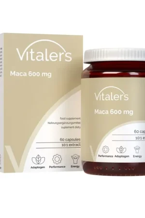 Vitaler‘s Maca 600 mg - 60 Capsules Same Day Shipping