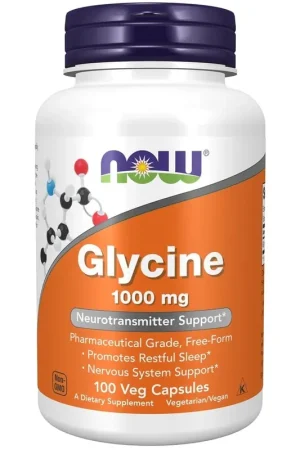 Now Foods Glycine 1000 mg - 100 Veg Capsules Price Drop