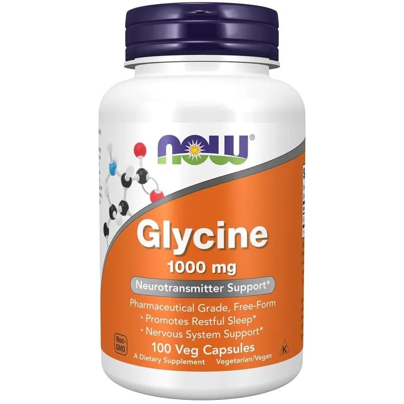 Now Foods Glycine 1000 mg - 100 Veg Capsules Price Drop