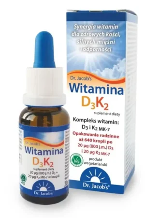 Dr. Jacob‘s Vitamin D3+K2, Drops - 20 ml Clearance